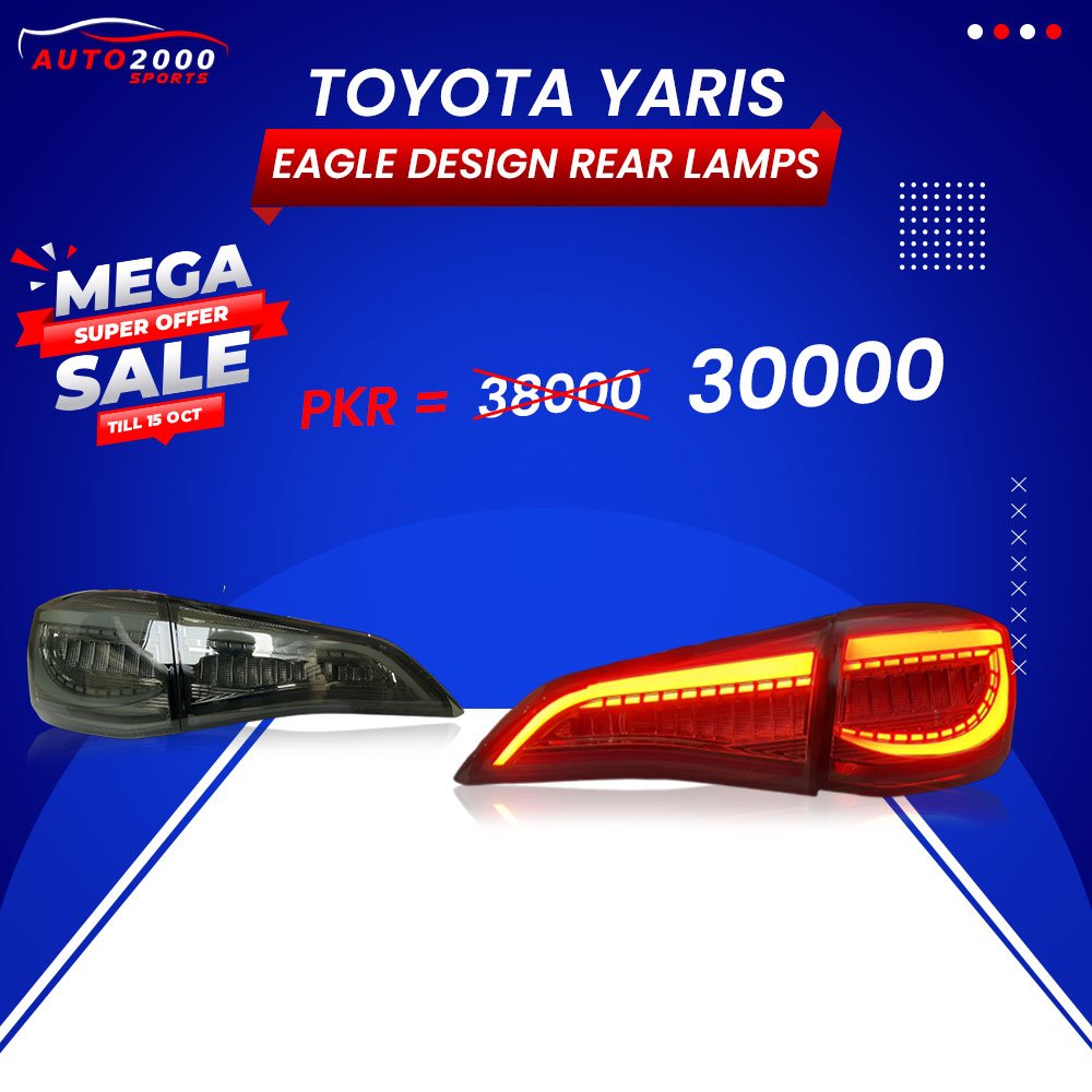 Buy Toyota Yaris Tail Lights Lava Style 2020-2023