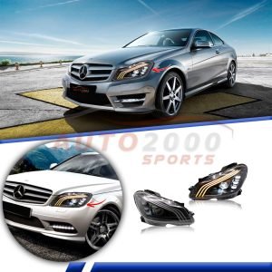 Mercedes-Benz C-Class W204 Headlights S Class Design 2012-2014