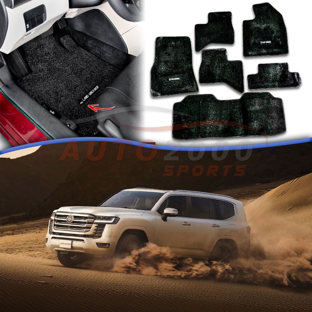 Toyota Land Cruiser LC300 Twist Fiber Carpet Floor Mats