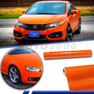 Gloss Orange Colored PPF Car Paint Protection Film