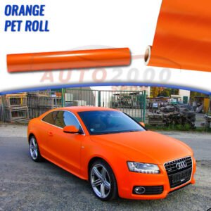 Gloss Orange Colored PPF Car Paint Protection Film