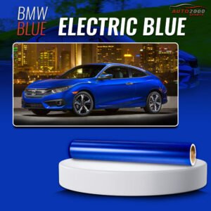 BMW Blue Colored PPF Car Paint Protection Film