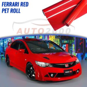 Ferrari Red Colored PPF Car Paint Protection Film