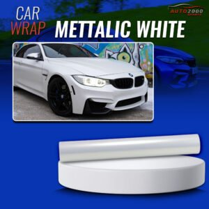 Metallic White Colored PPF Car Paint Protection Film