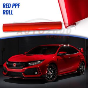 Red Colored TPH PPF Car Paint Protection Film