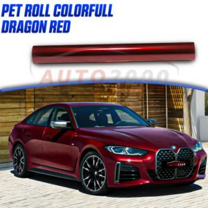 Pet Roll Car Wrap Dragon Blood RED Car Paint Protection Film