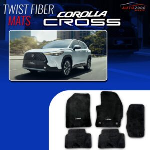 Toyota Corolla Cross Twist Fiber Floor Mats Velvet Style 2021-2024