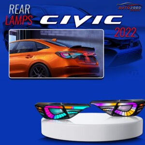 11th Generation Honda Civic RGB Tail Lamps Snake Style