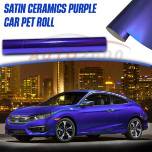 Car Wrap Satin Purple Ceramics Colored PPF Paint Protection