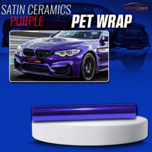 Car Wrap Satin Purple Ceramics Colored PPF Paint Protection