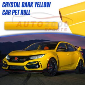 Colored PPF Paint Protection Film Crystal Dark Yellow Car Wrap