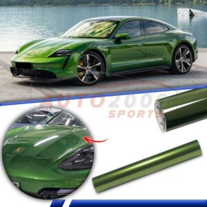 Colored PPF Porsche Mamba Green Car Wrap Paint Protection Film