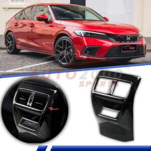 11th Generation Honda Civic Rear AC Vent Trims Carbon