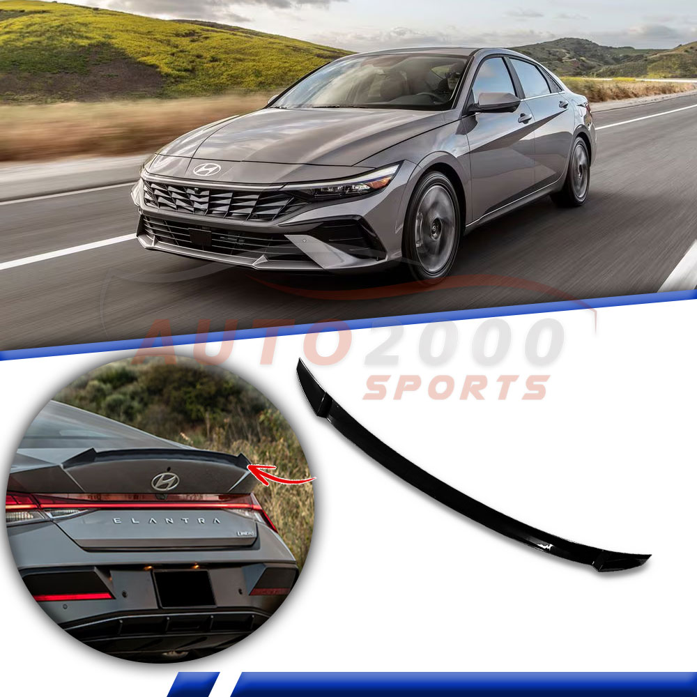 Hyundai Elantra Hybrid Trunk Spoiler 2024-2025